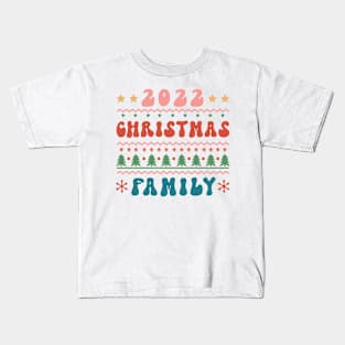 2022 Christmas Crew Ugly Sweater Kids T-Shirt